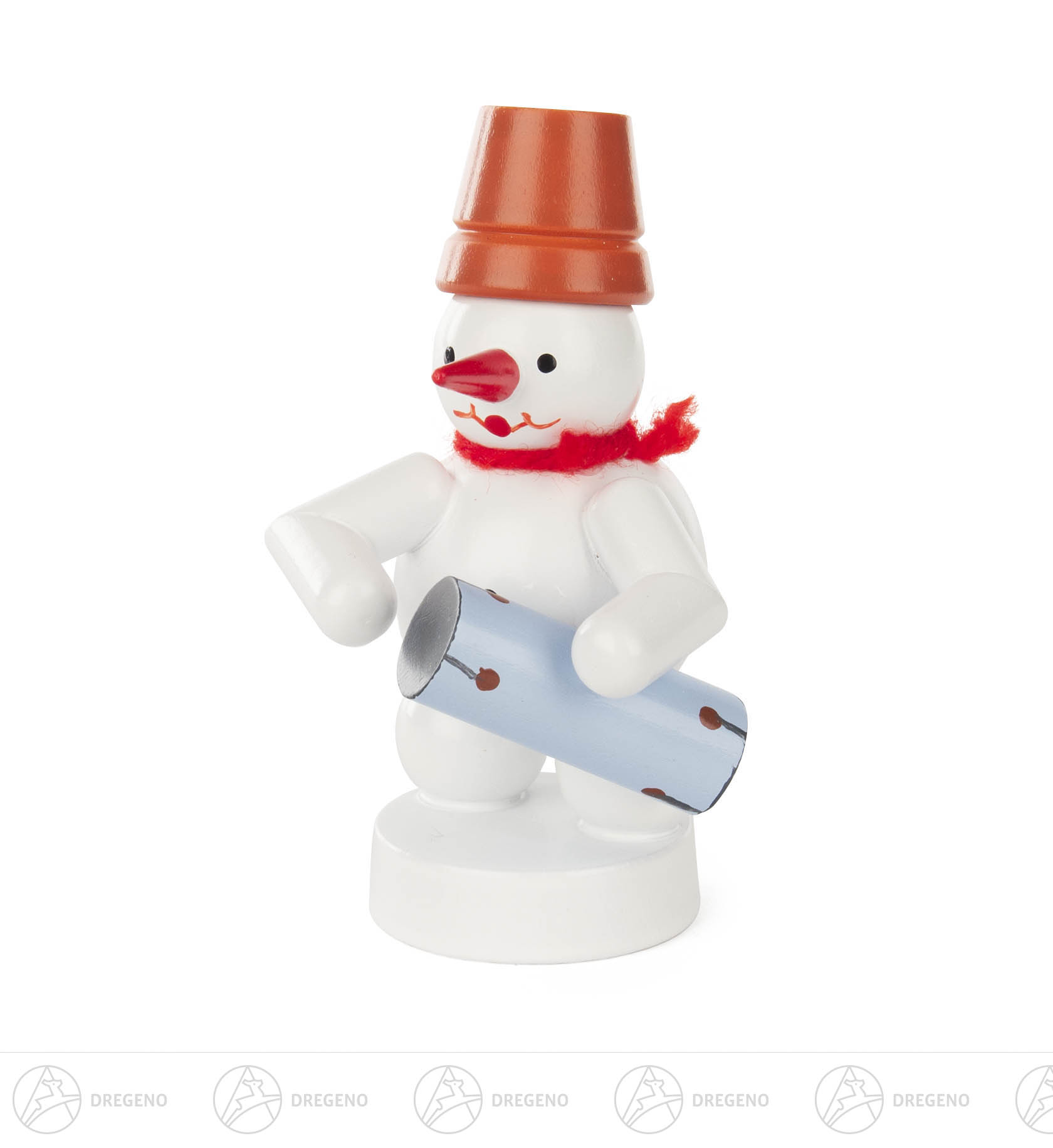 Schneemann mit Conga 8cm Schneemann mit Conga 8cm