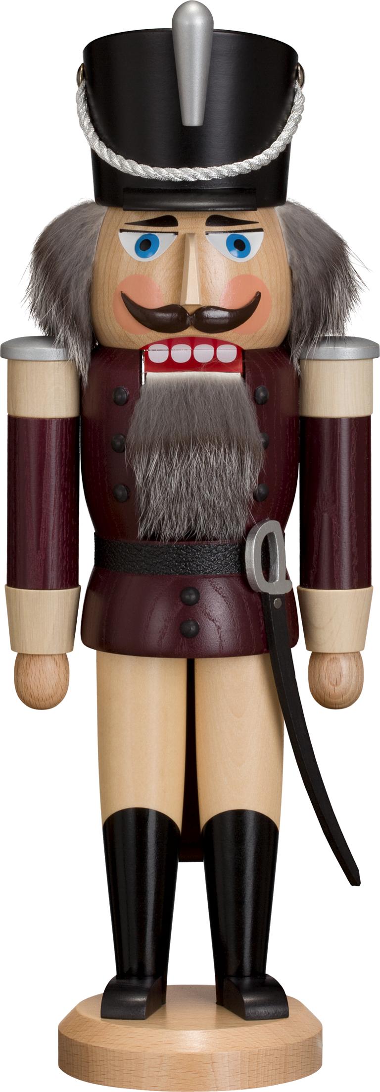 Husar Esche lasiert aubergine 37cm Husar Esche lasiert aubergine 37cm