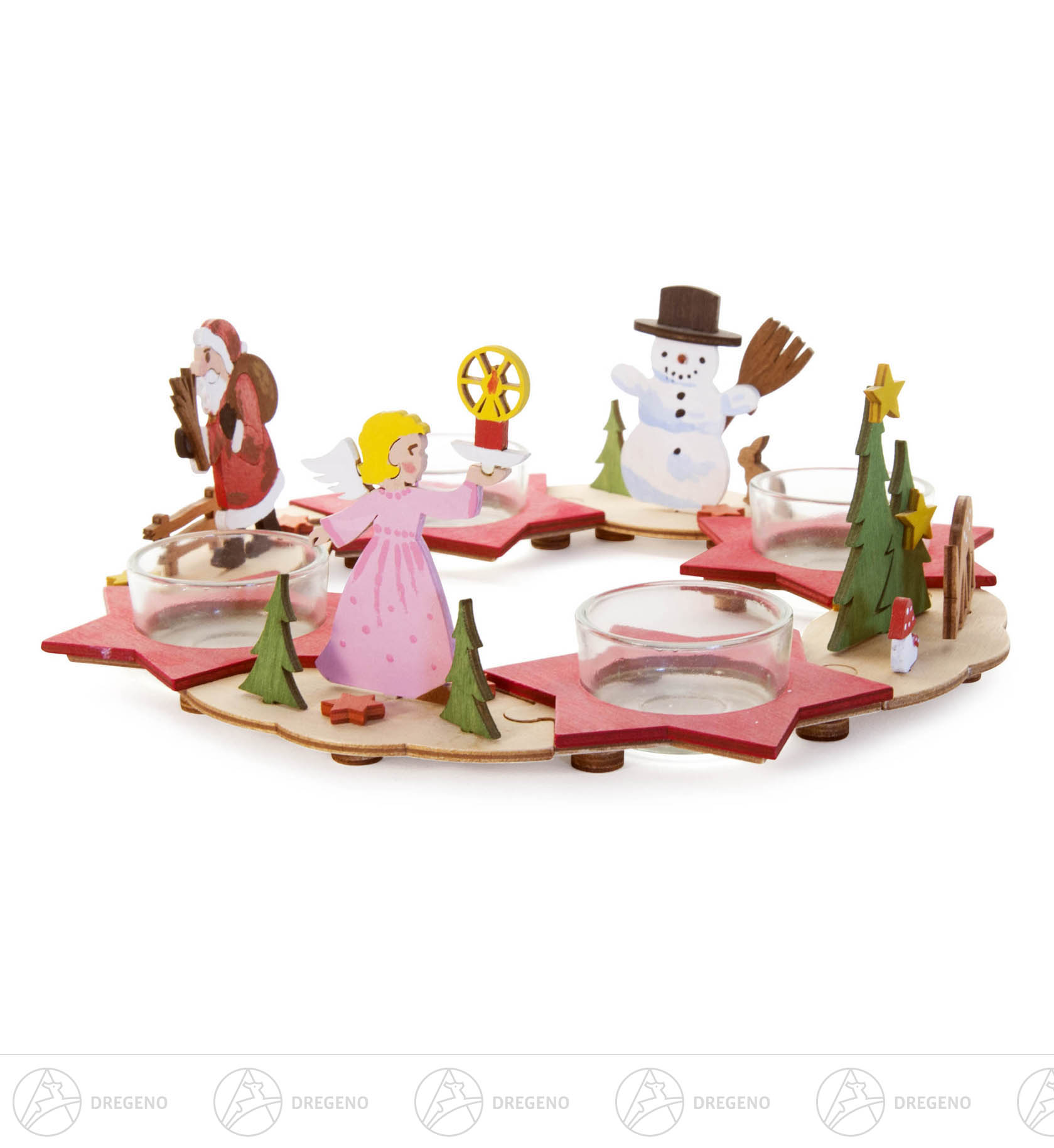 Bastelset Adventskranz  24x8x24cm