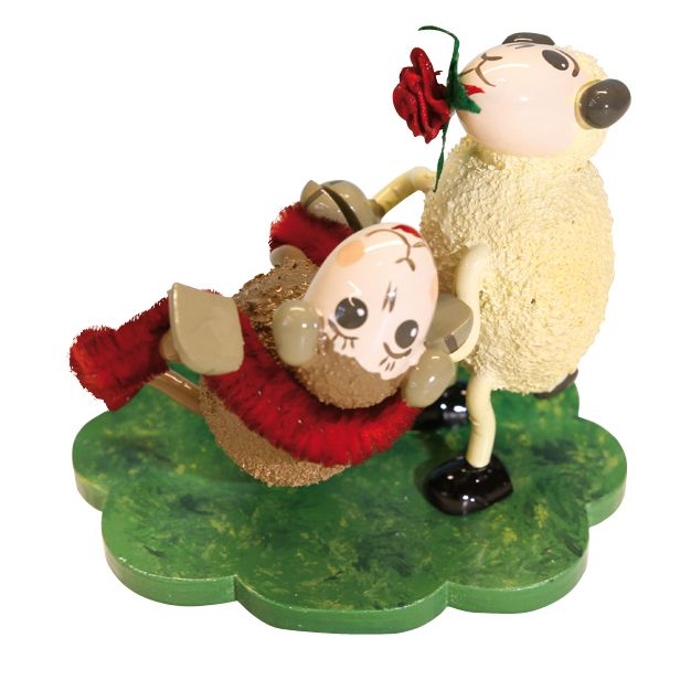 Schafe Jonny und Baby, Tanzpaar Schafe Jonny und Baby, Tanzpaar