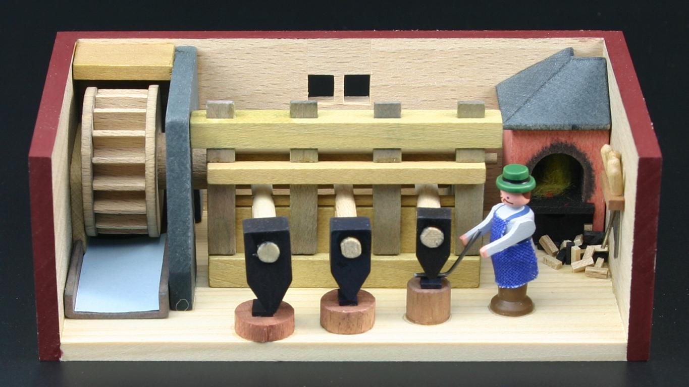 Miniaturstübchen Hammerwerk 11cm x 6cm x 4cm Miniaturstübchen Hammerwerk 11cm x 6cm x 4cm