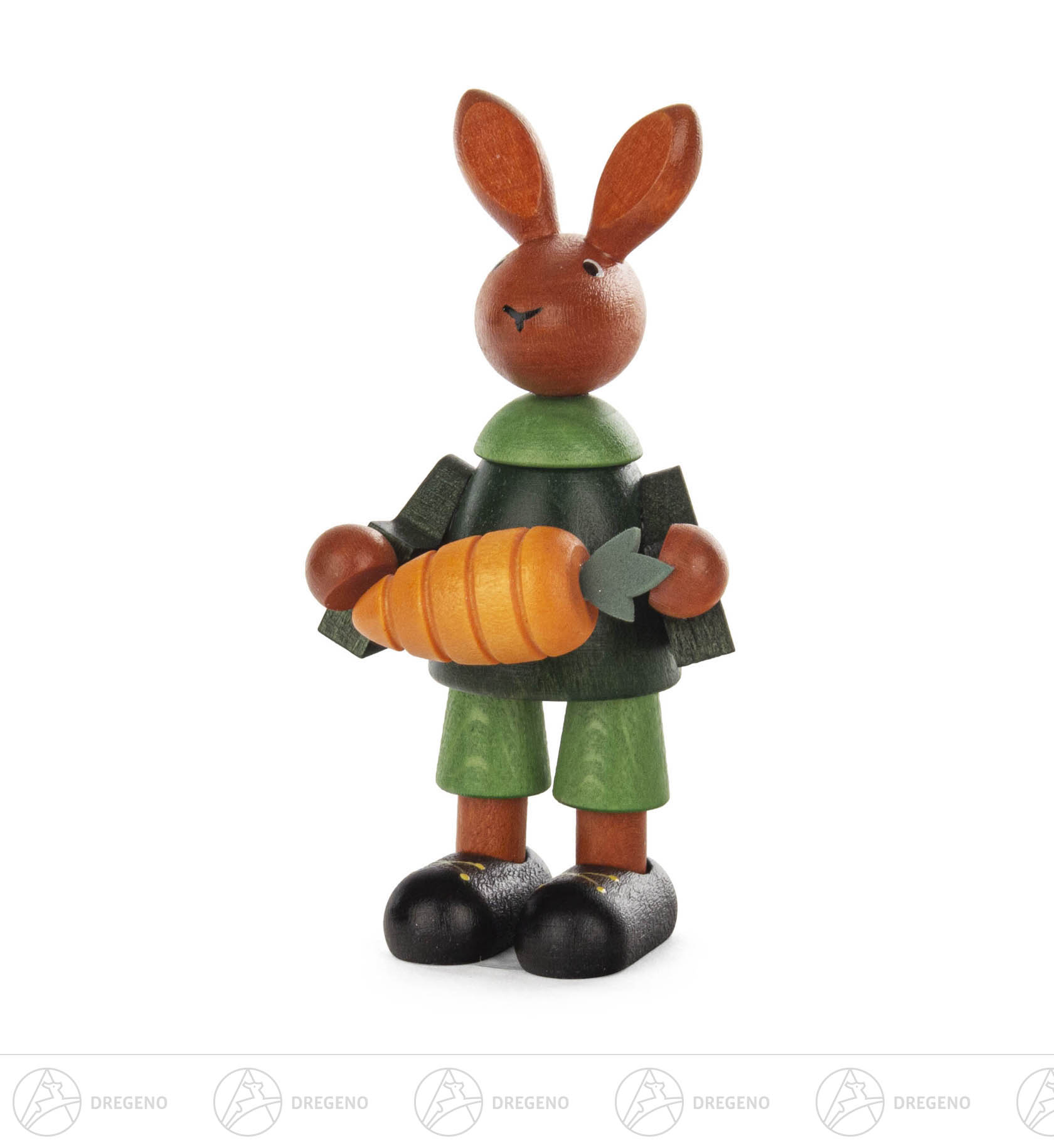 Osterhase mit Rübe 11cm Osterhase mit Rübe 11cm