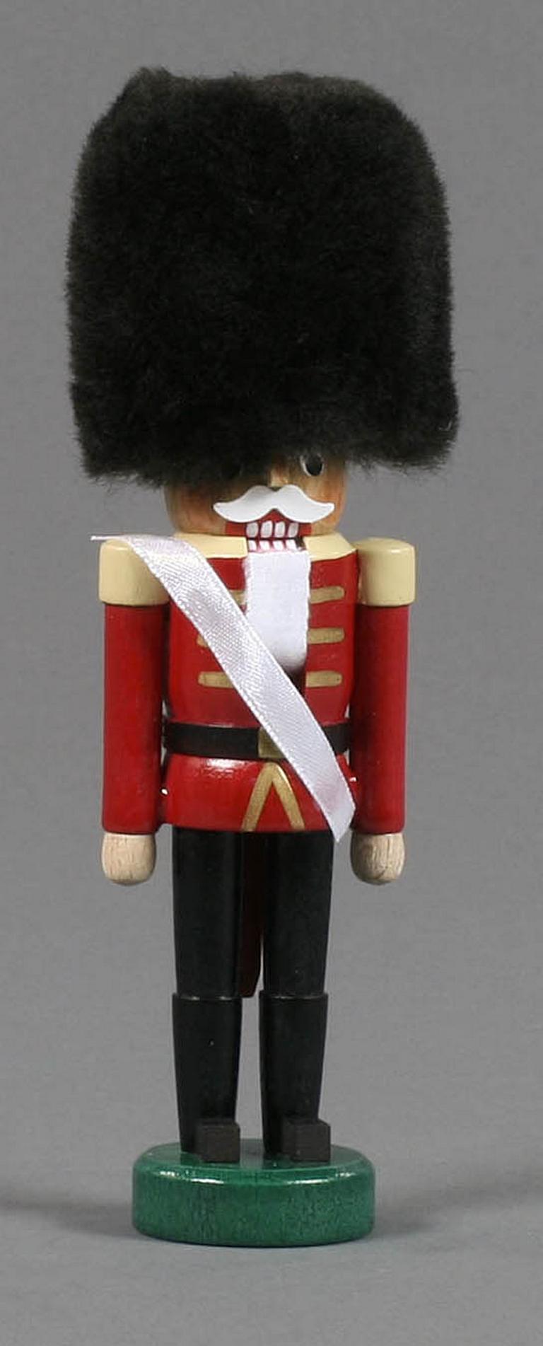 Nussknacker Brite rot-schwarz, 15cm