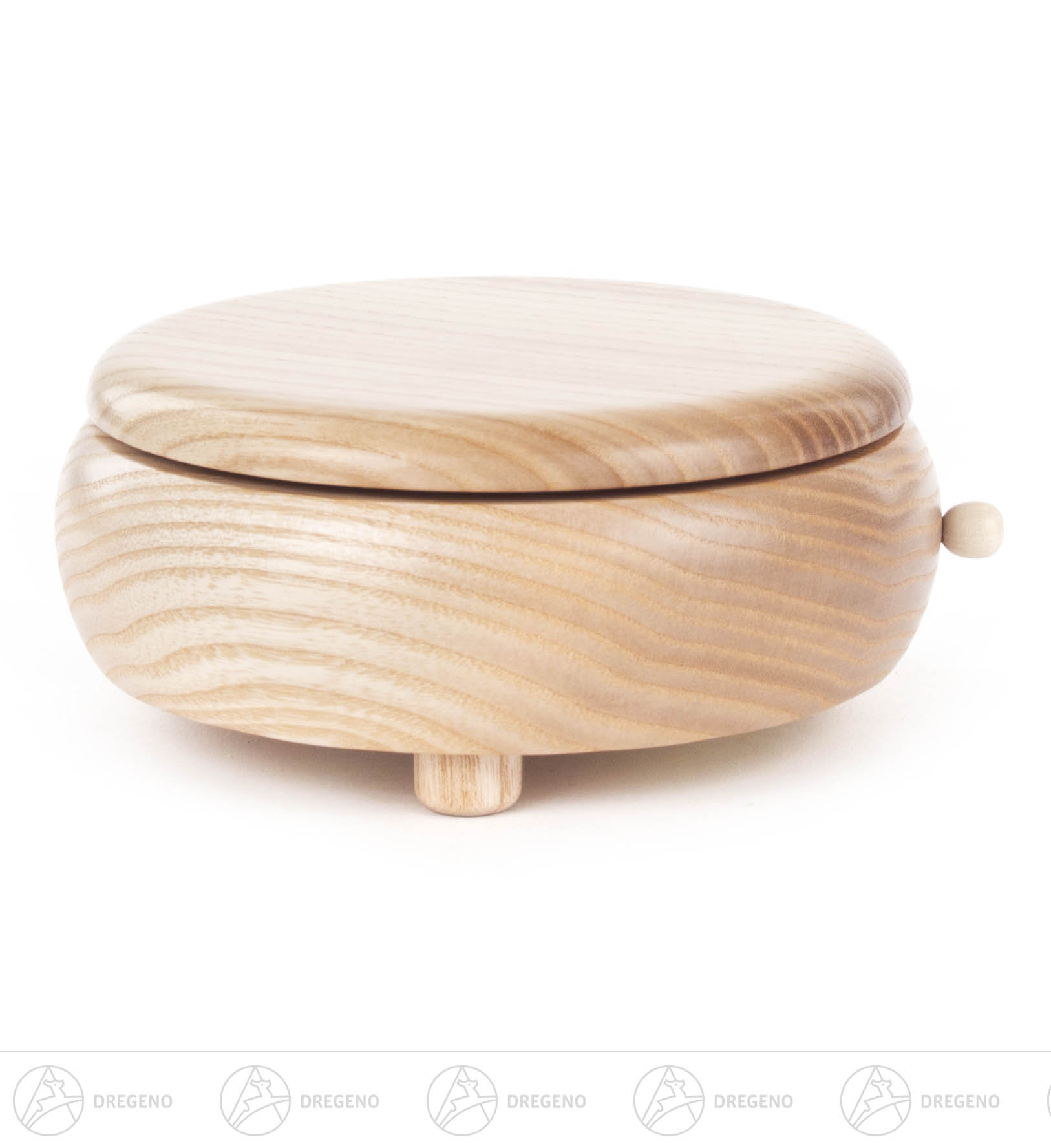 Spieldose natur, ohne Bestückung, 18-stimmiges Spielwerk Leise rieselt der Schnee