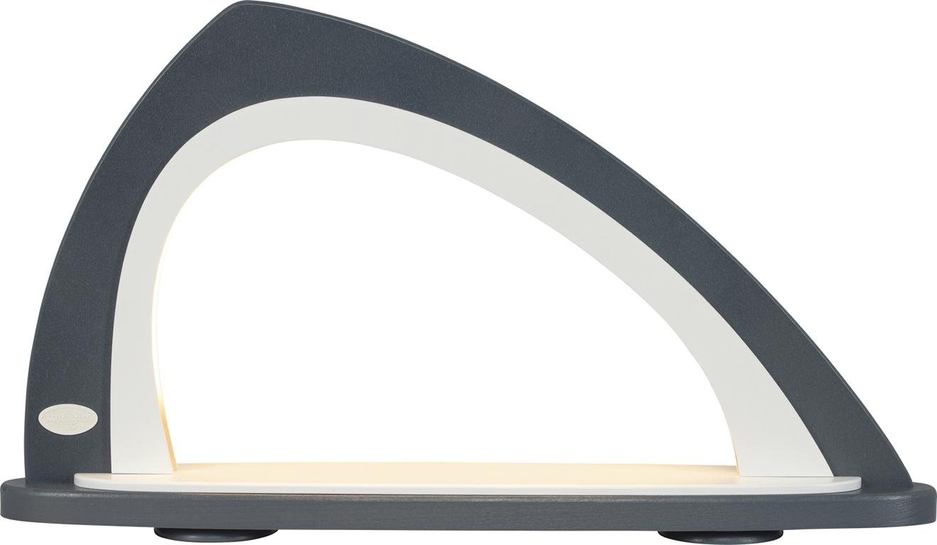 Leerbogen asymmetrisch grau/weiß  52,0 x 29,7 x 9,0 cm