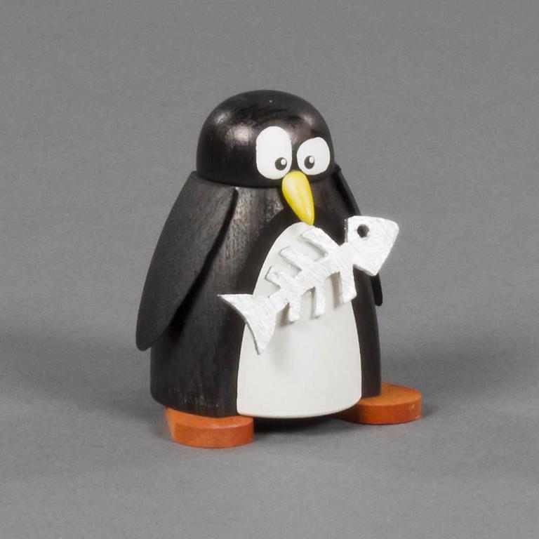 Pinguin mit Fisch 5cm Pinguin mit Fisch 5cm