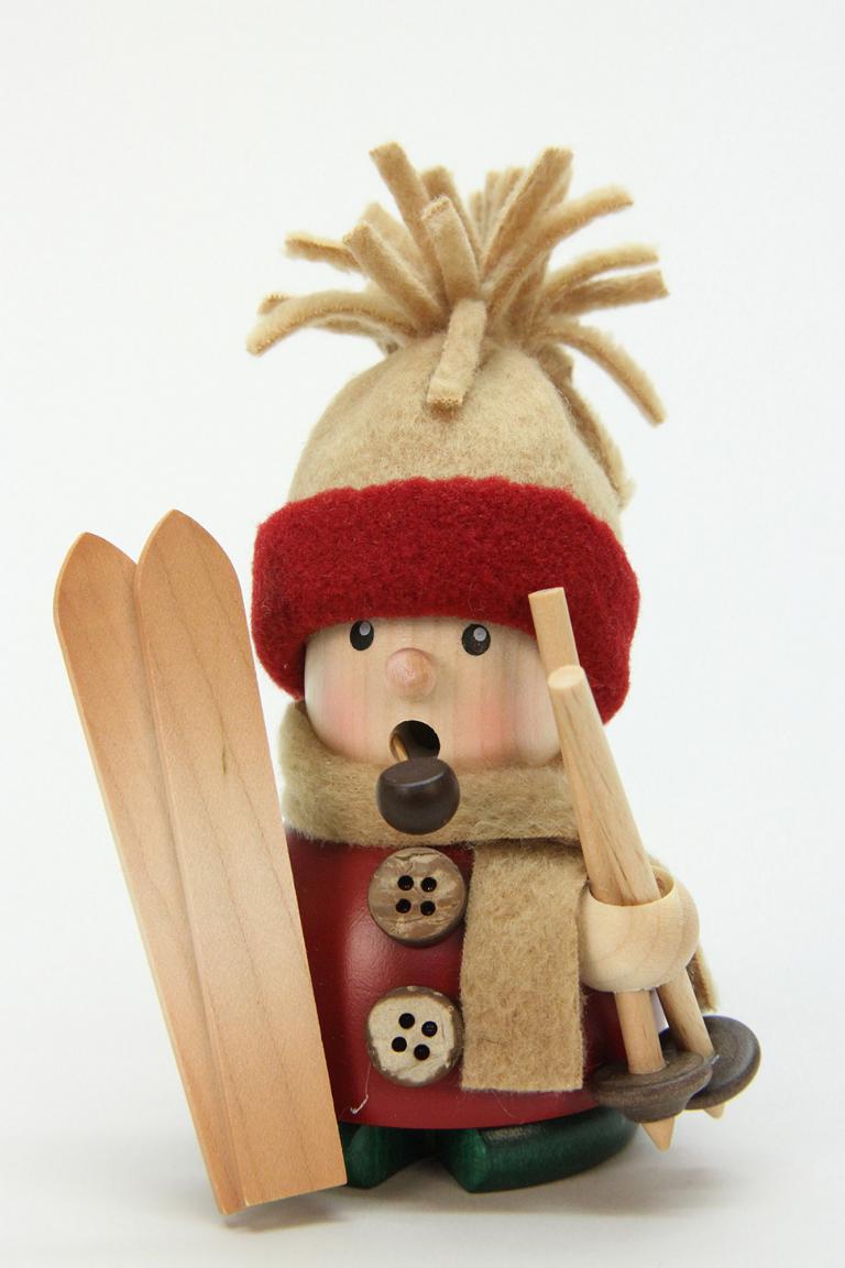 Räuchermann Skifahrer  11,0 cm