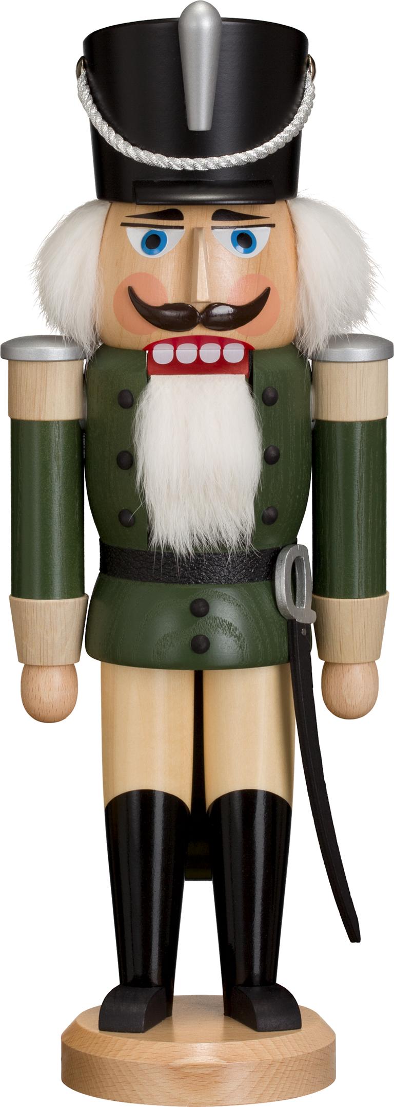 Husar Esche lasiert gruen 37cm Husar Esche lasiert gruen 37cm