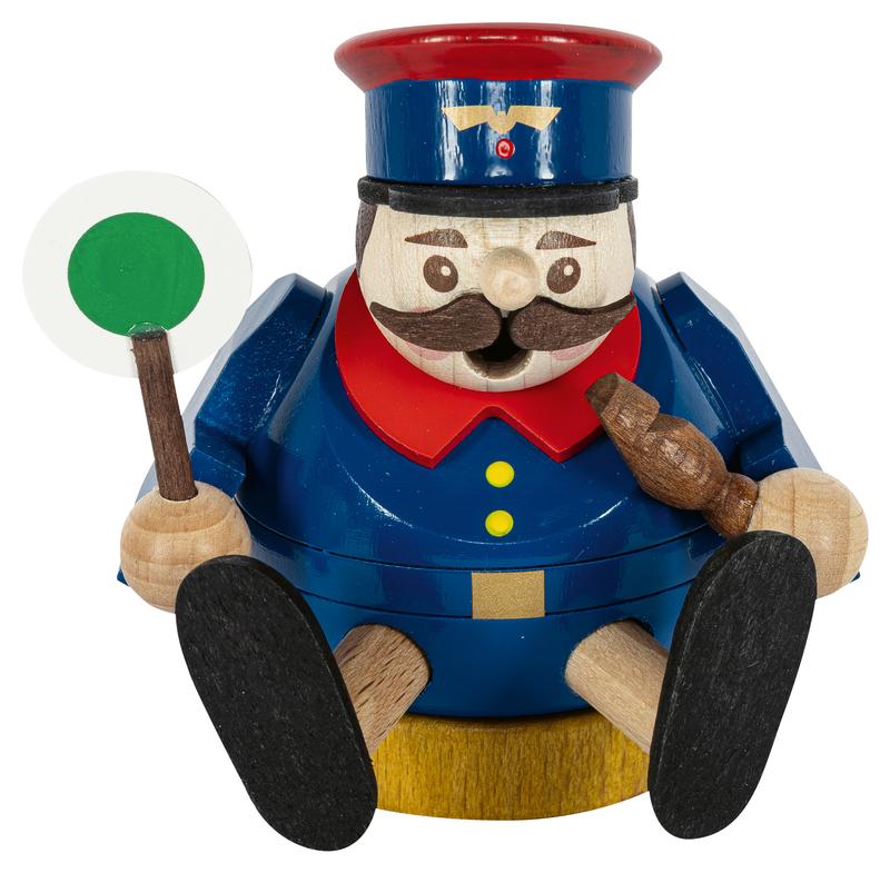 Minikugelrauchmann Eisenbahner 8cm