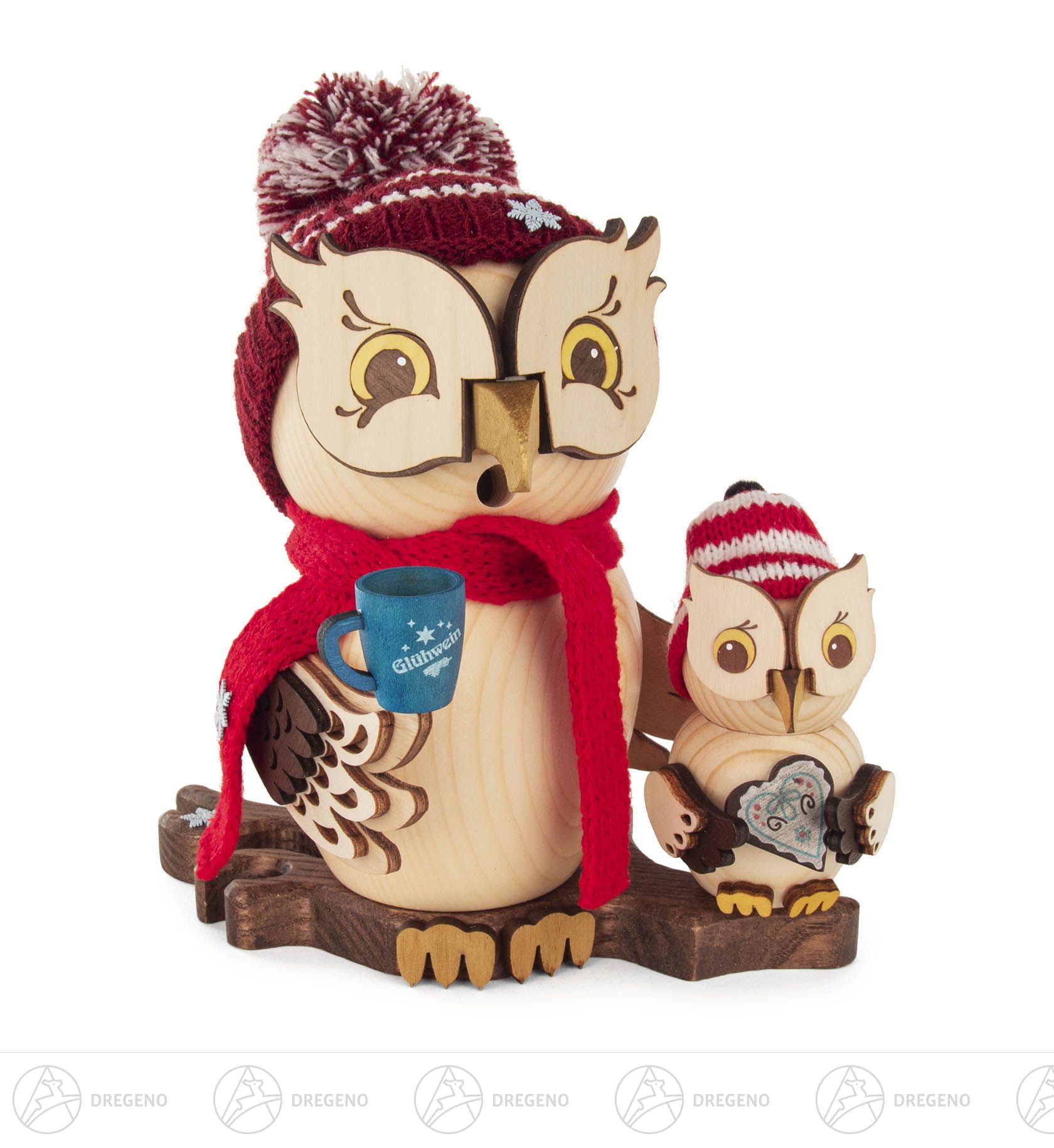 Räuchereule Weihnachtsmarktbesuch mit Kind