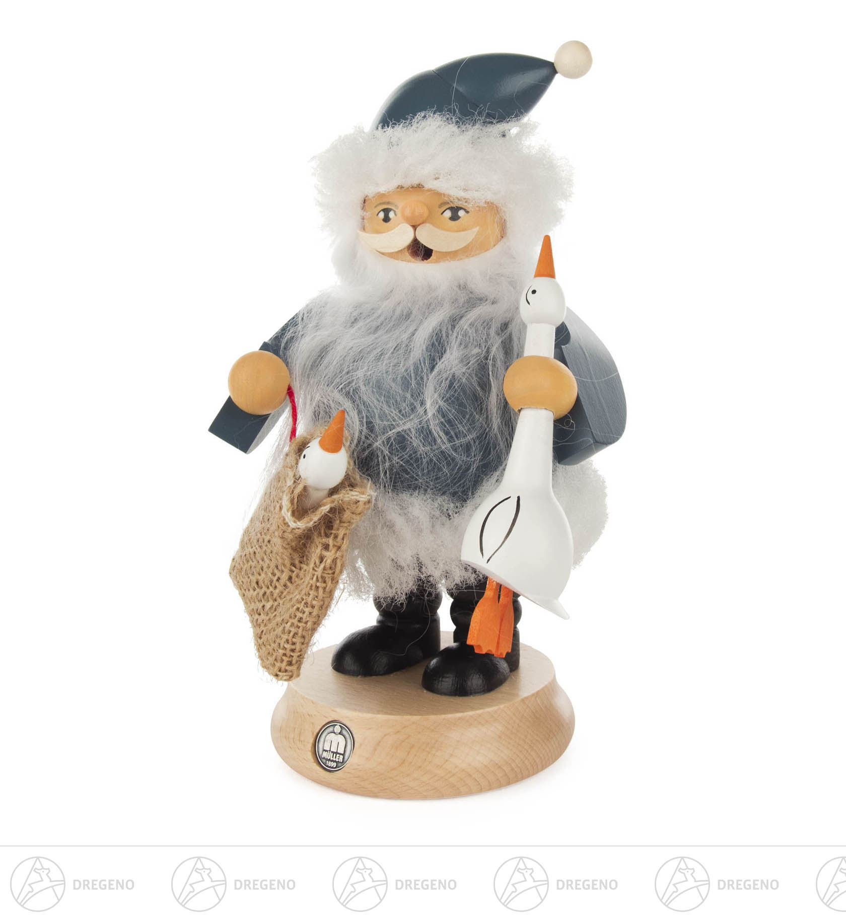 Räuchermann Nordic Santa mit Gans