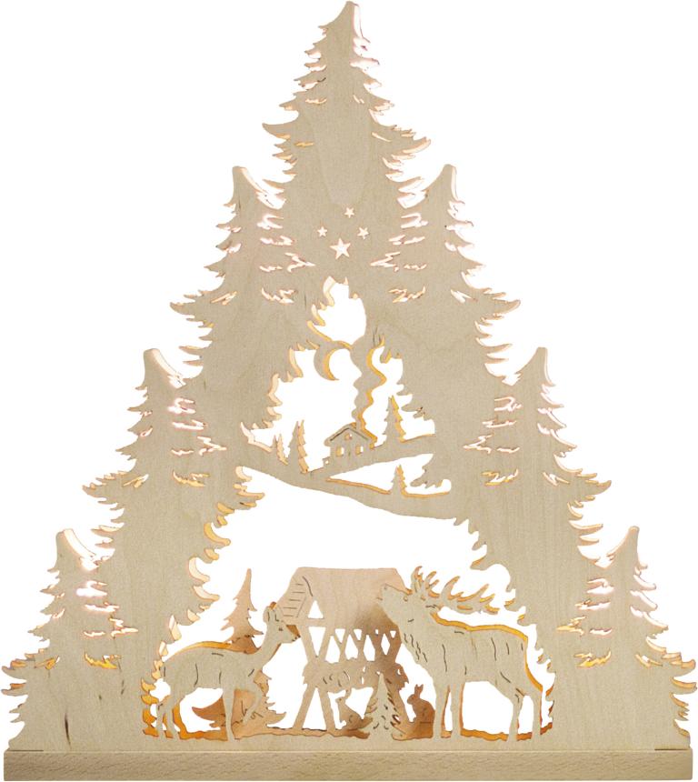 LED Lichterspitze 7 flg. Hirschfamilie 38,0 x 43,0 x 4,5 cm LED Lichterspitze 7 flg. Hirschfamilie 38,0 x 43,0 x 4,5 cm