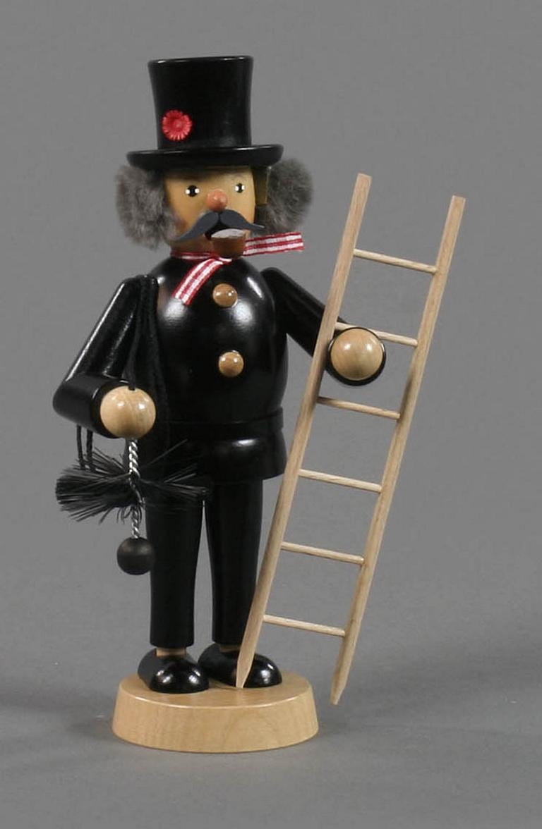 Räuchermann Schornsteinfeger mit Leiter