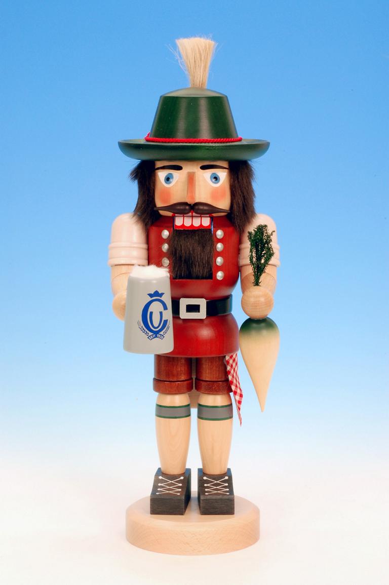 Nussknacker Bayer lasiert 37,0 cm Nussknacker Bayer lasiert 37,0 cm