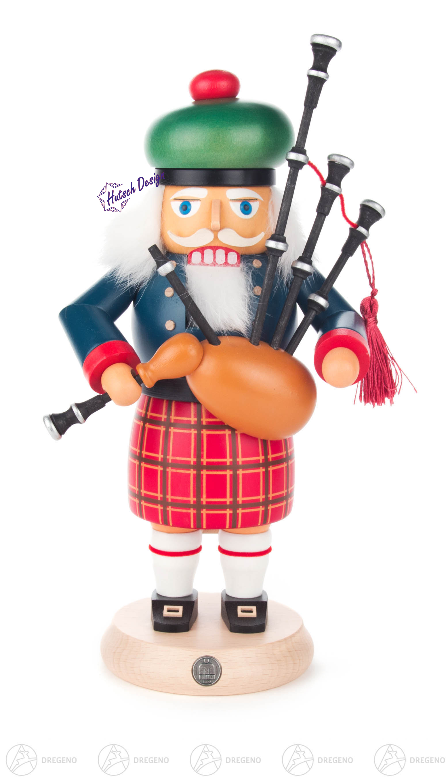 Nussknacker Schotte mit Dudelsack, 27,5cm