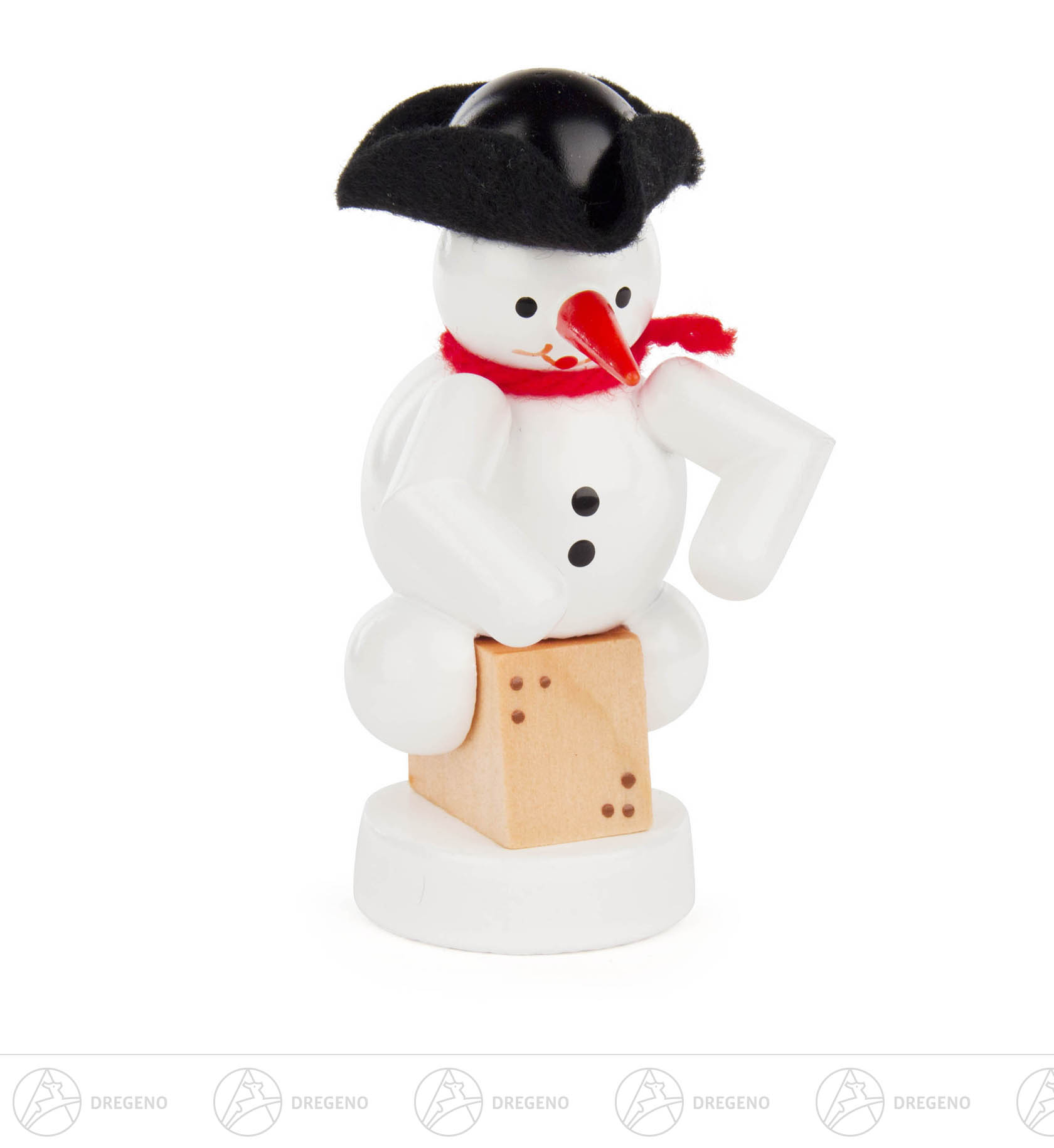 Schneemann mit Cajon 8cm Schneemann mit Cajon 8cm