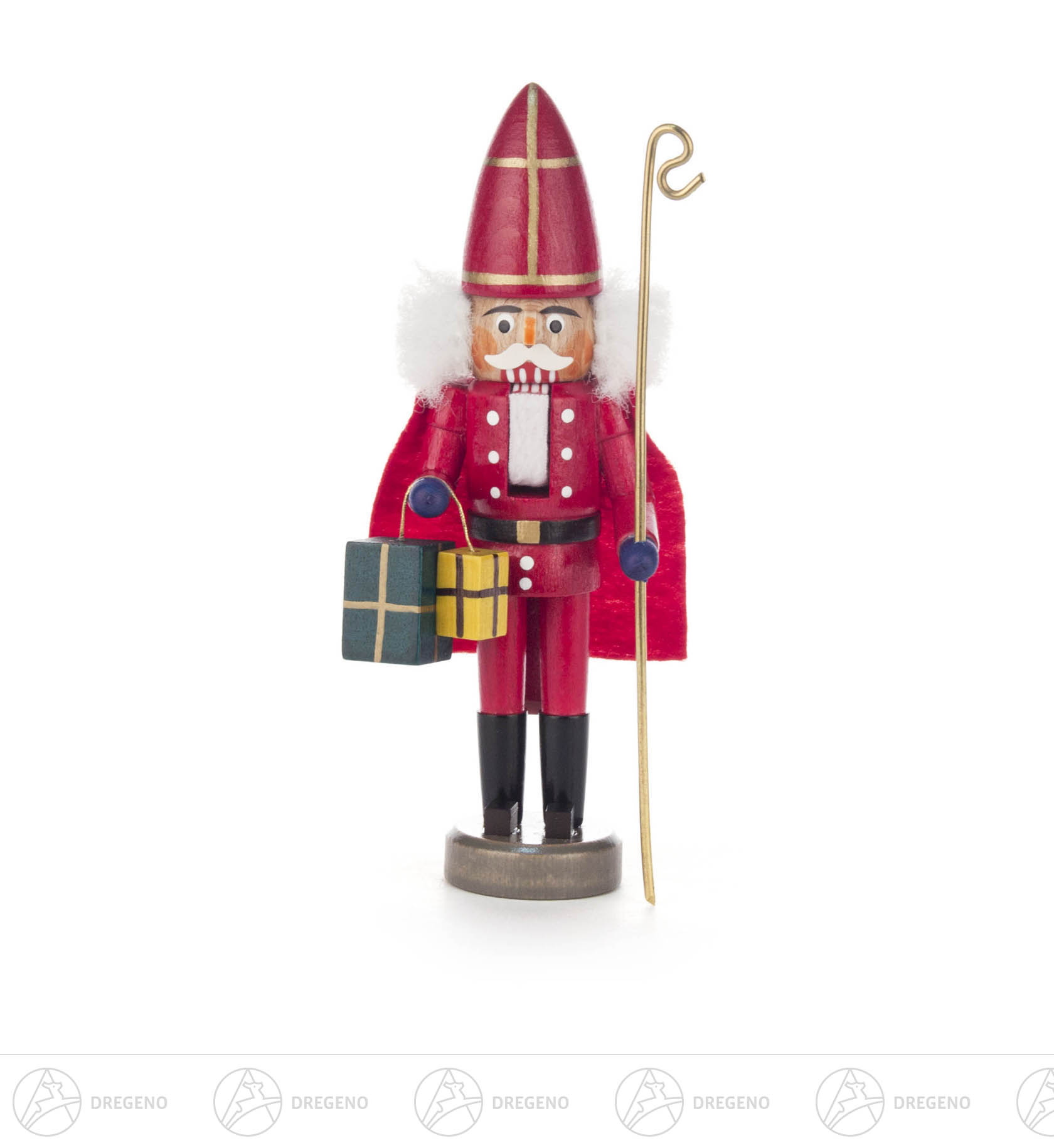 Nussknacker Nikolaus rot, 15cm Nussknacker Nikolaus rot, 15cm