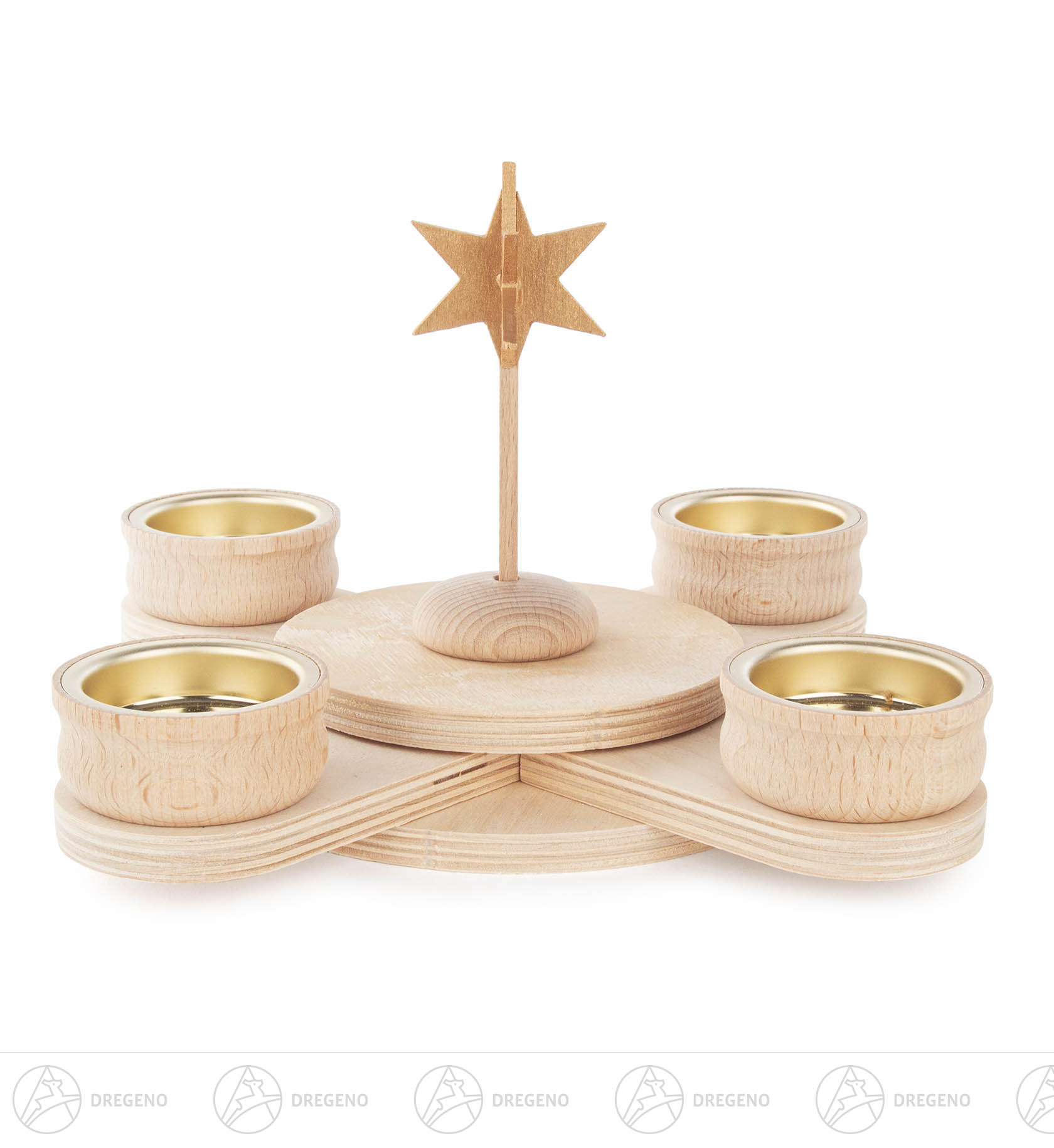 Bastelset Kreuzleuchter für Teelicht ca. 23cm