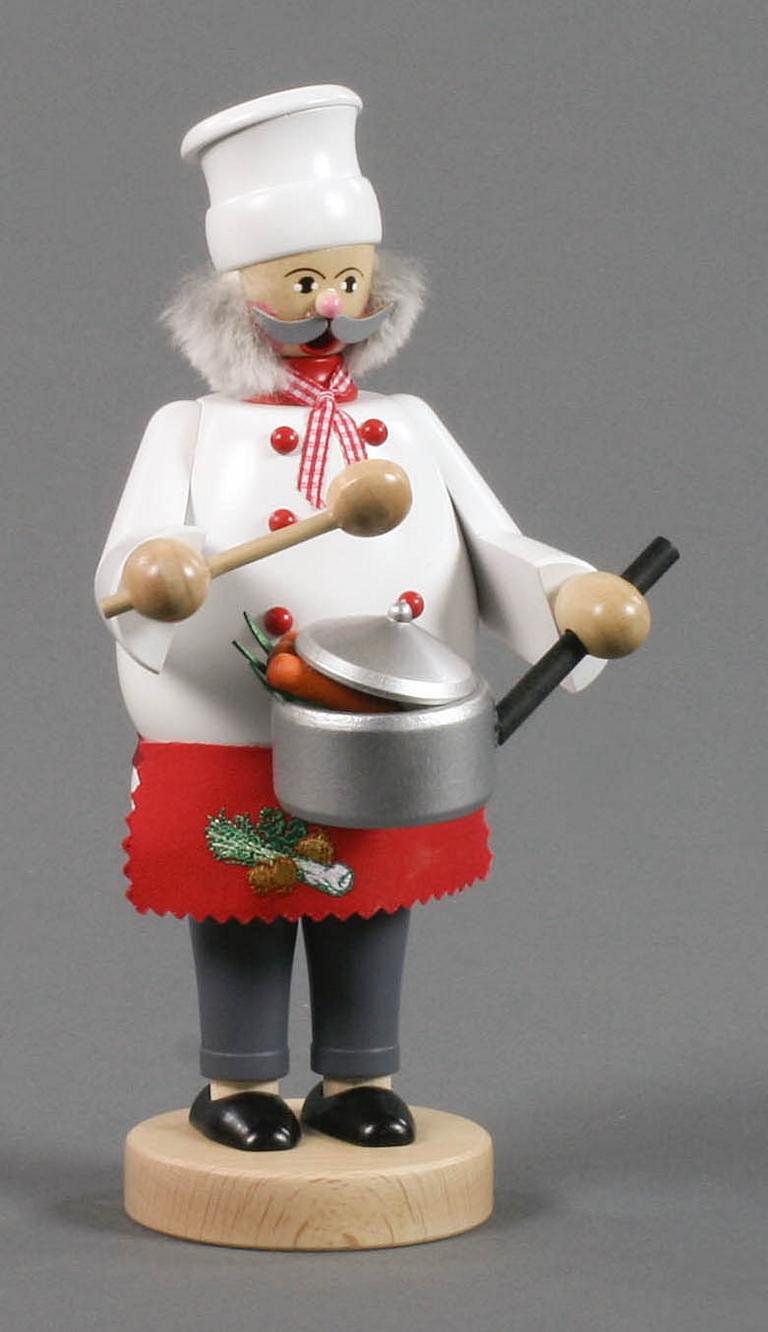 Räuchermann Koch mit Pfanne