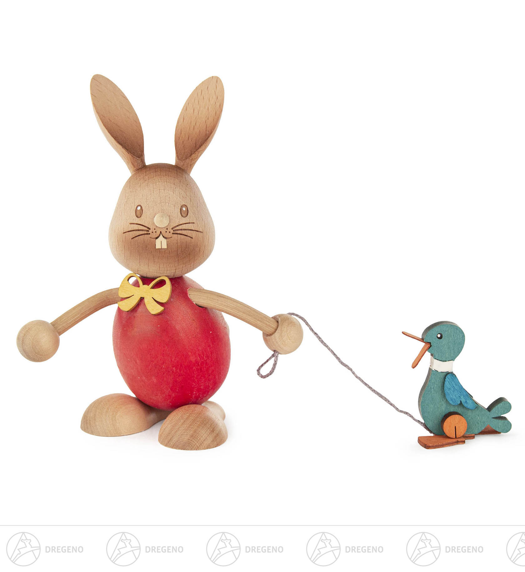 Hase Stupsi mit Ente 13x15cm Hase Stupsi mit Ente 13x15cm