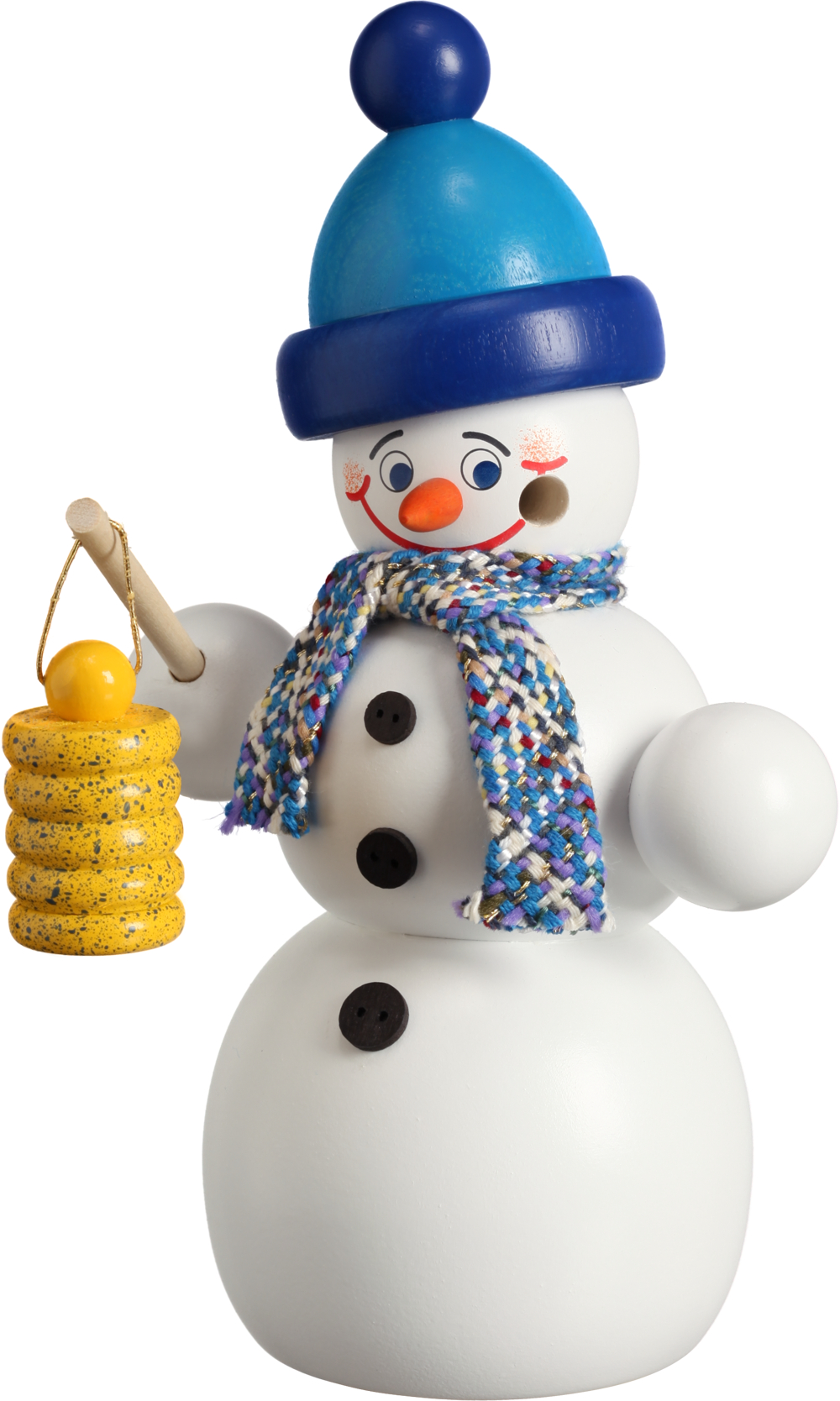 Schneemann mit Laterne 16cm