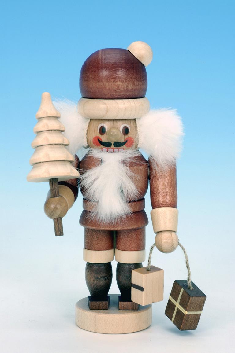 Nussknacker Mini Weihnachtsmann natur  10,0 cm