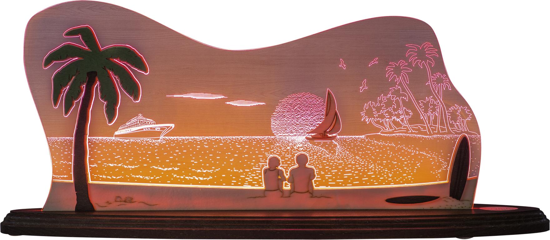 Motivleuchte Südsee 47,0 x 20,0 x 8,2 cm