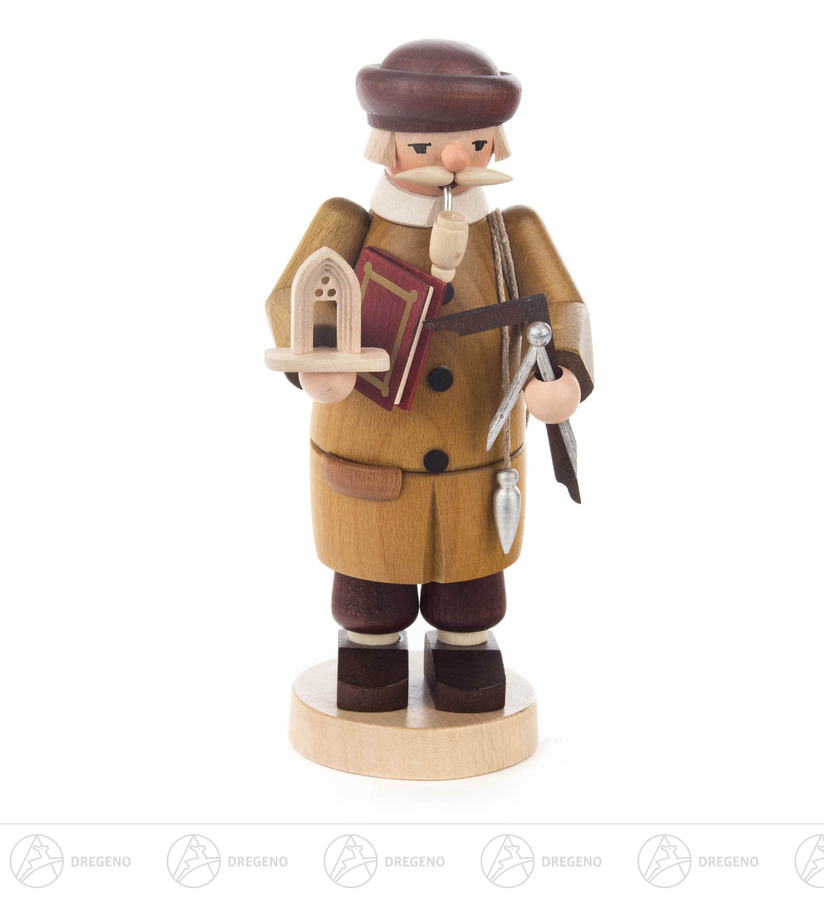 Räuchermann Baumeister 18cm