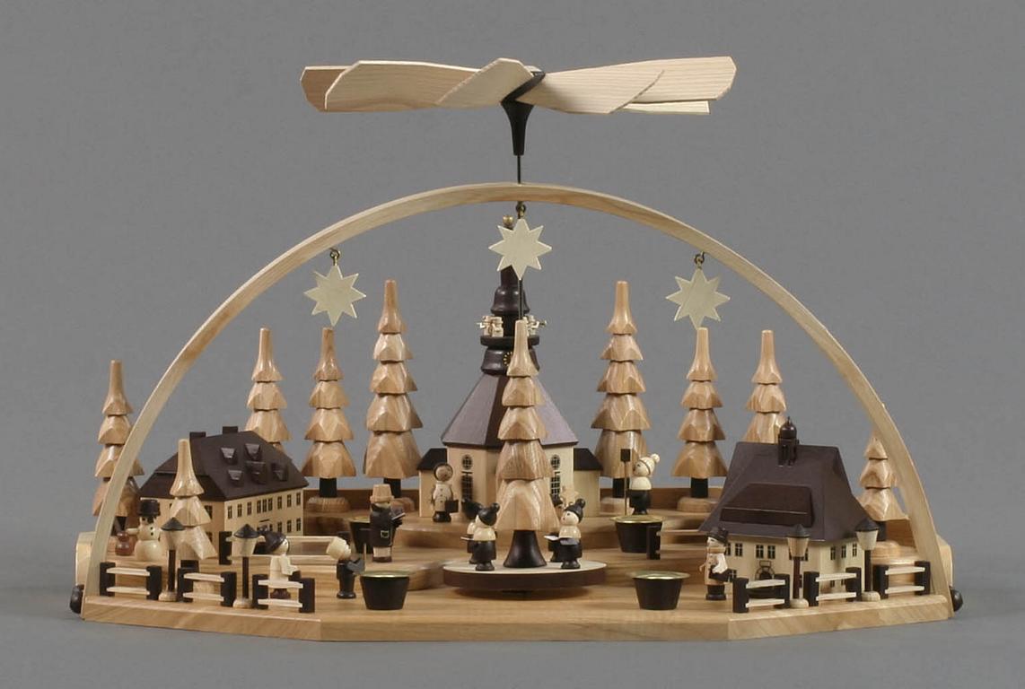 Weihnachtsberg groß, für Kerzen d14mm