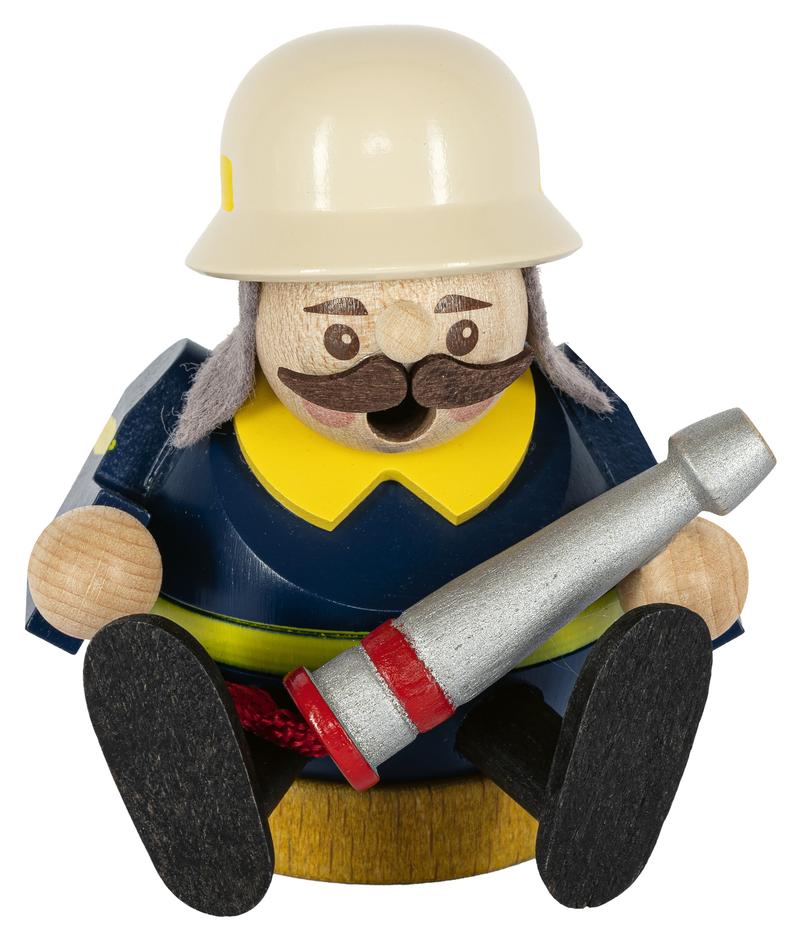Minikugelrauchmann Feuerwehrmann 8cm