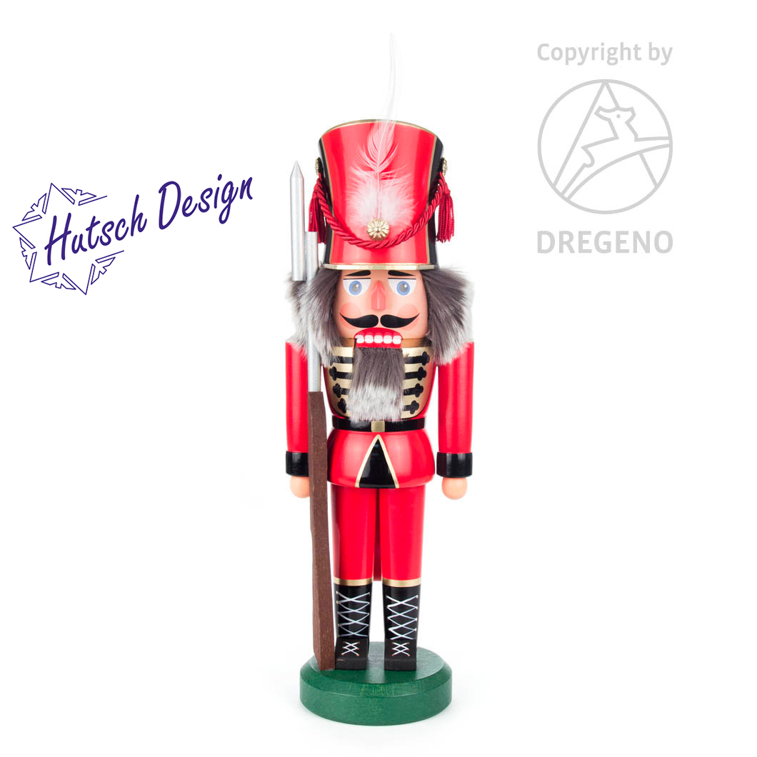 Nussknacker Soldat rot, 38cm