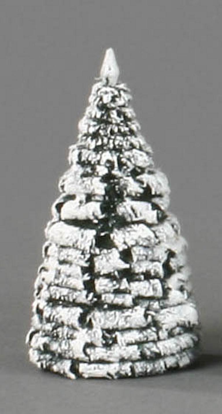 Raureifbaum grün/weiß, 6cm (3) Raureifbaum grün/weiß, 6cm (3)
