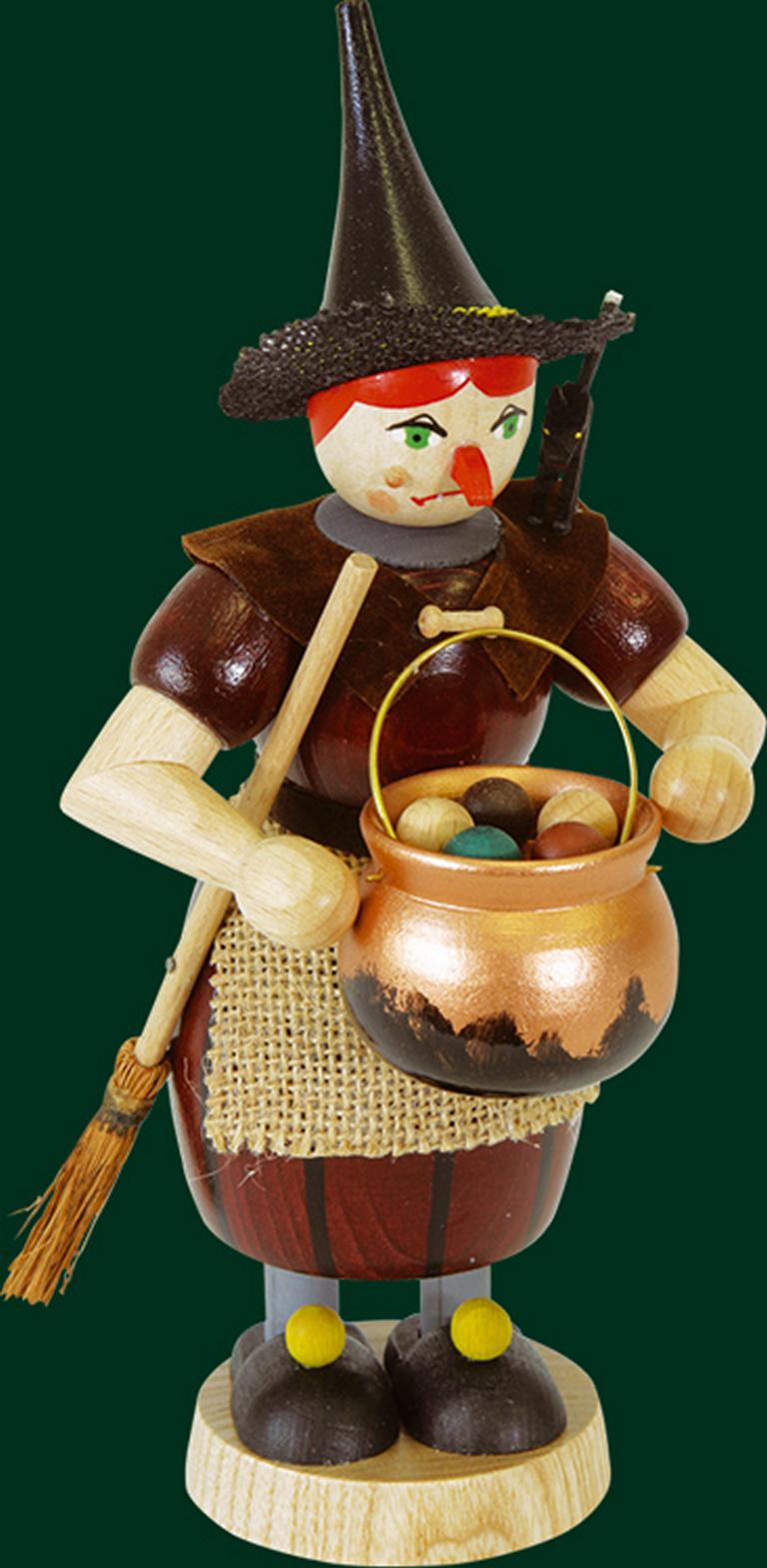 Räucherfrau Hexe  19 cm