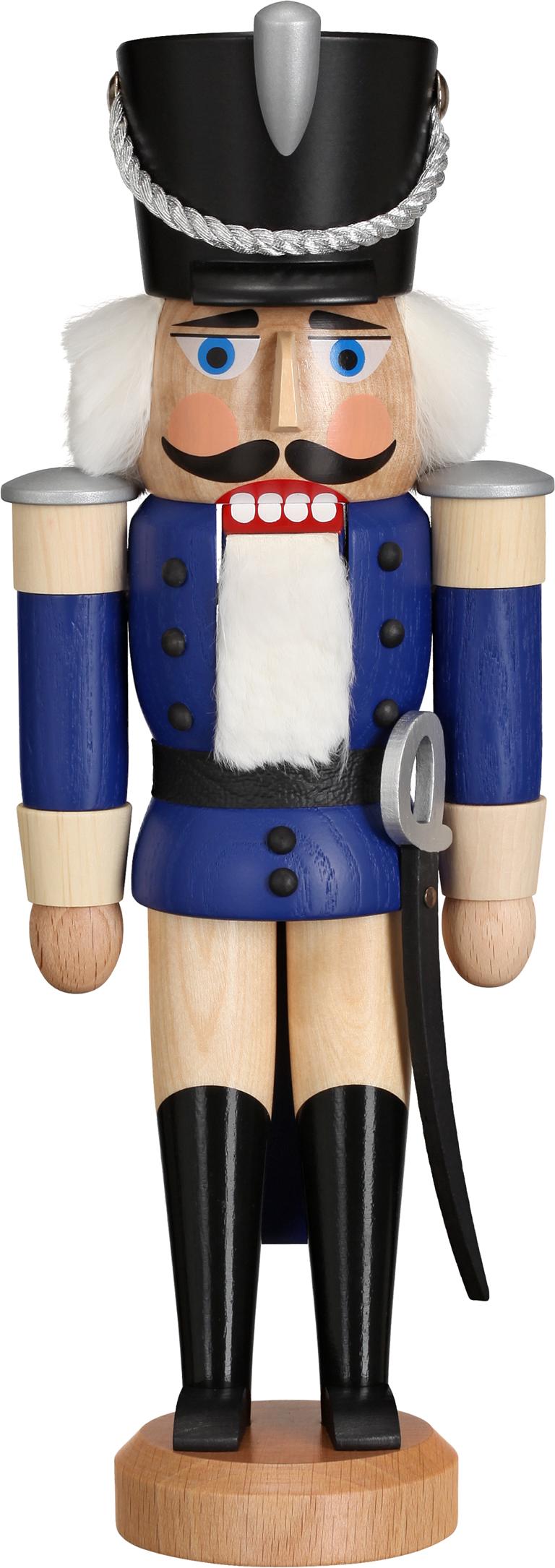 neu! Husar Esche lasiert blau 28cm