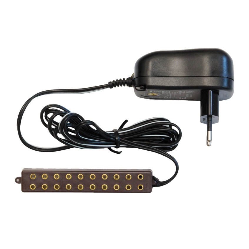 Steckertrafo f. 1 bis 10 Lämpchen für 3,5V