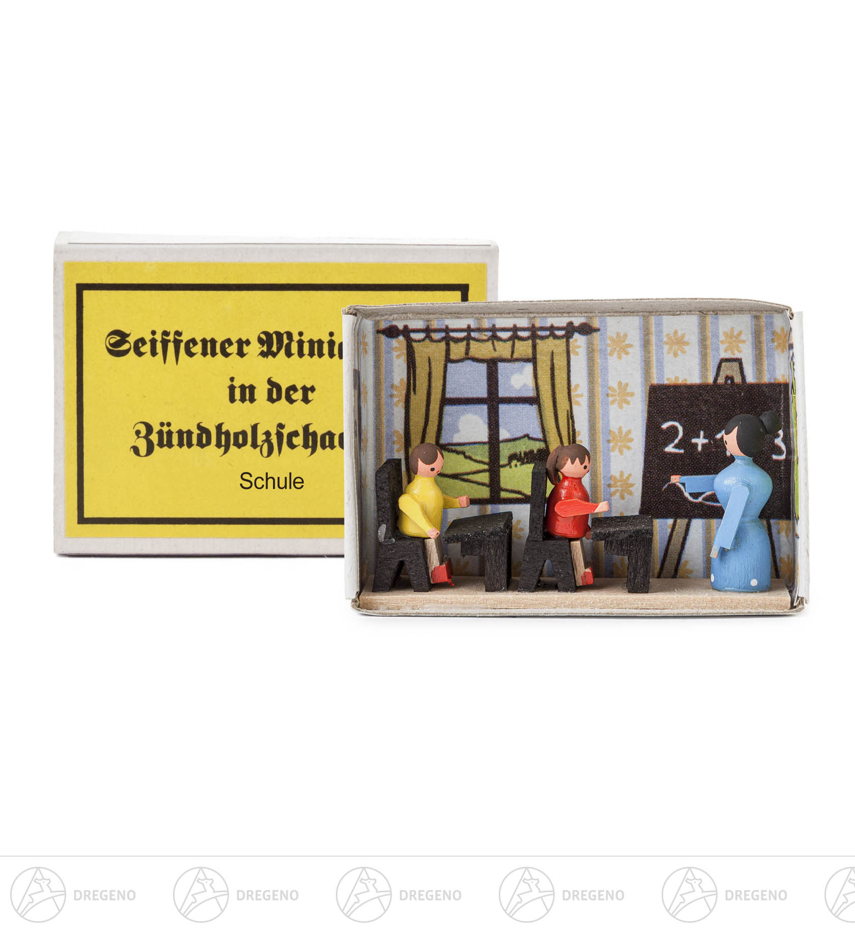 Zündholzschachtel Schulzimmer Zündholzschachtel Schulzimmer