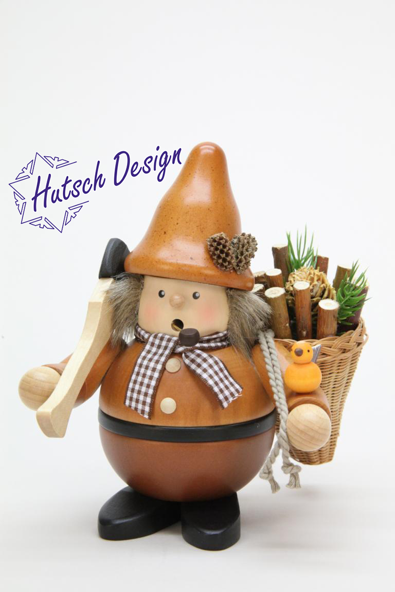 Räuchermann Holzsammler natur 18,0 cm Räuchermann Holzsammler natur 18,0 cm