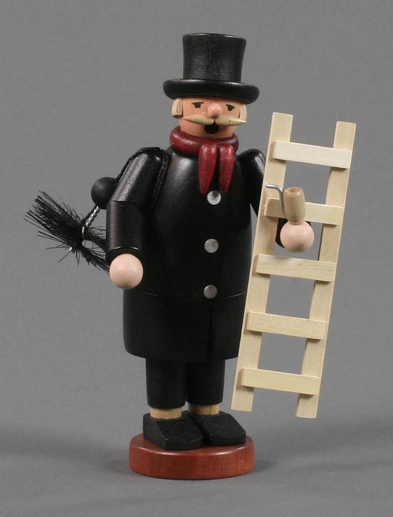 Räuchermann Schornsteinfeger mit Leiter