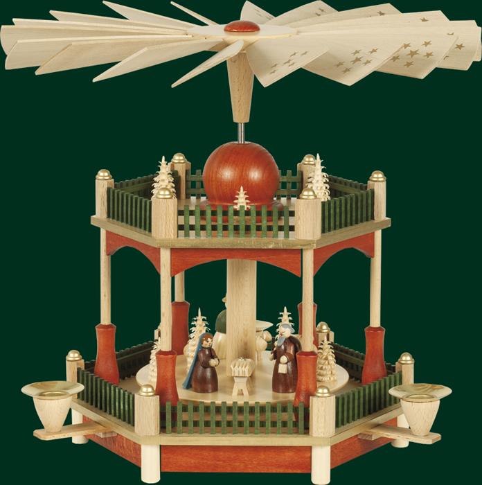 Pyramide Christi Geburt 1-st.  28 cm