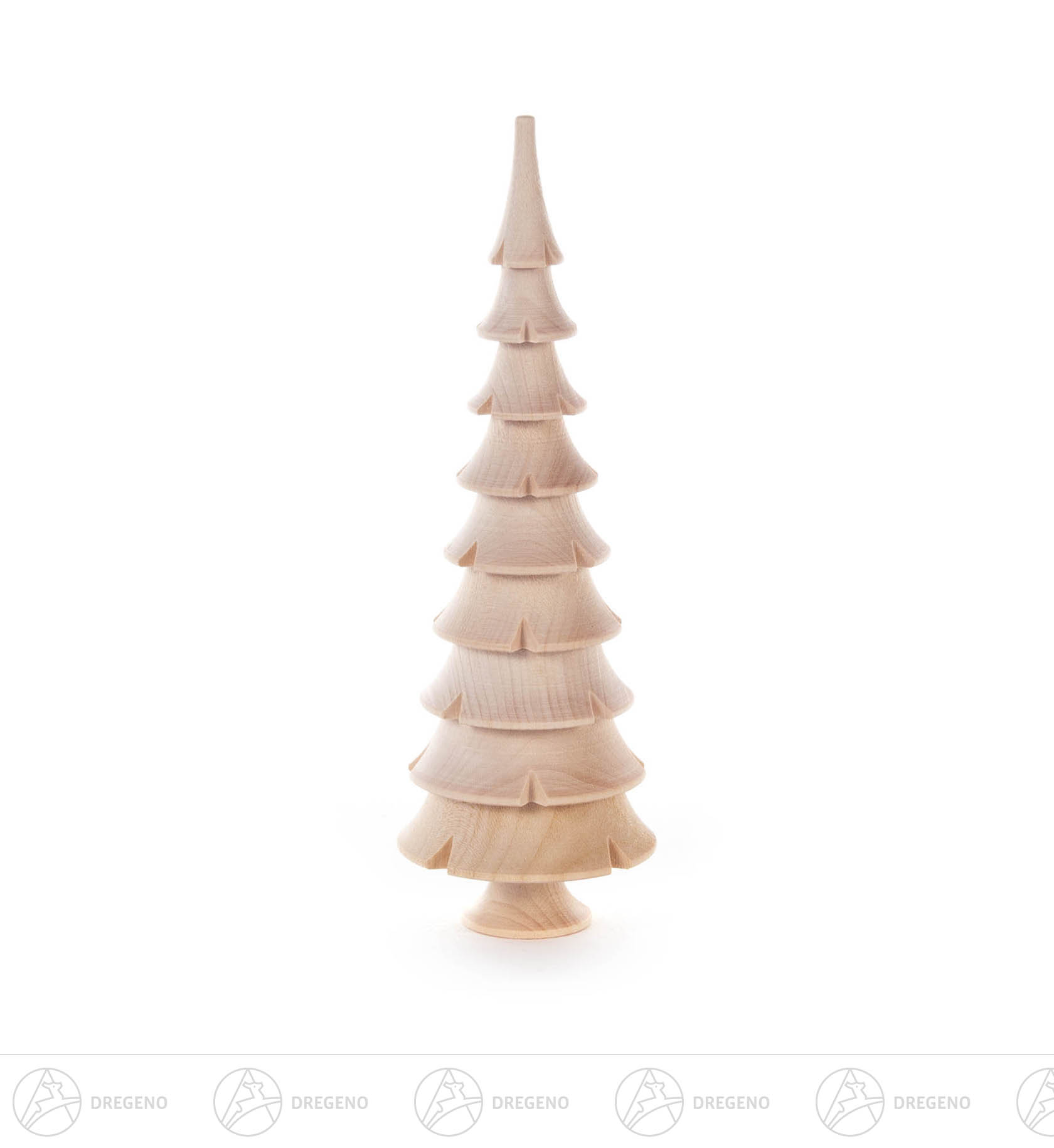 Massivholzbaum natur, 17,5cm