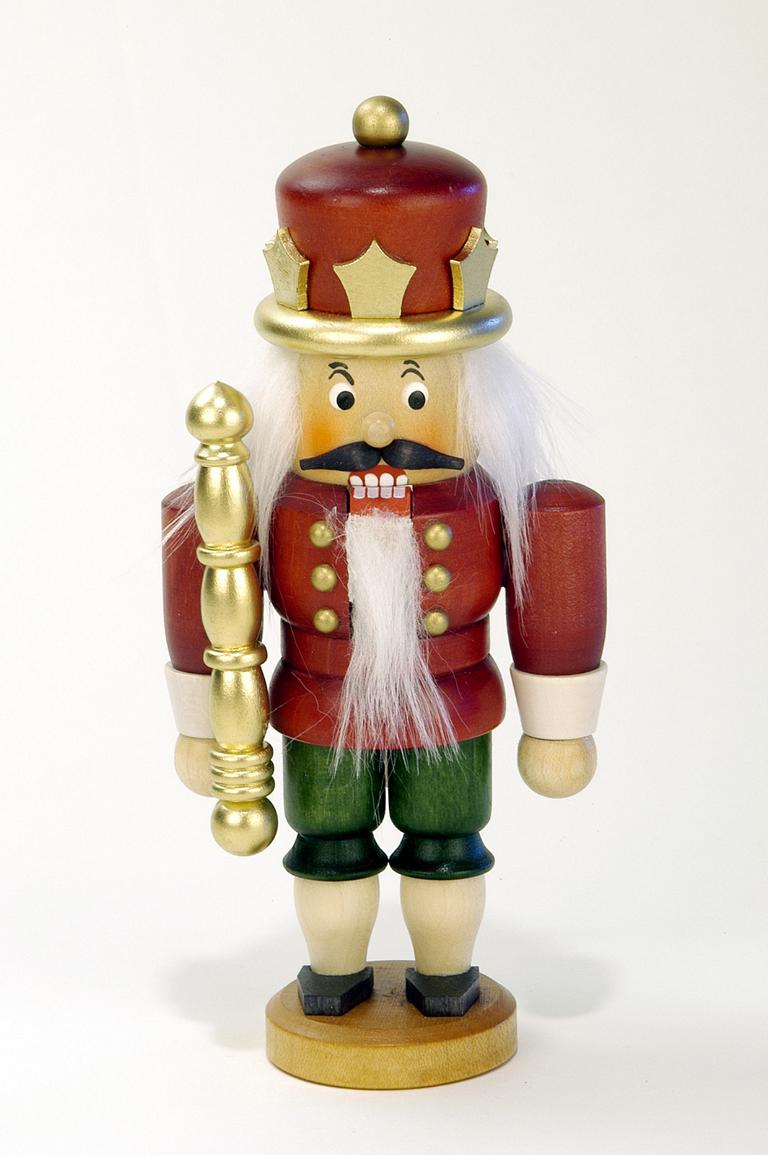 Nussknacker König lasiert  17,0 cm