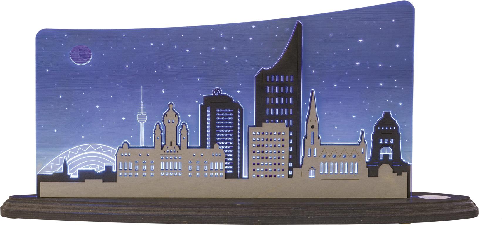 Motivleuchte Leipzig Panorama 47,0 x 23,0 x 8,2 cm Motivleuchte Leipzig Panorama 47,0 x 23,0 x 8,2 cm