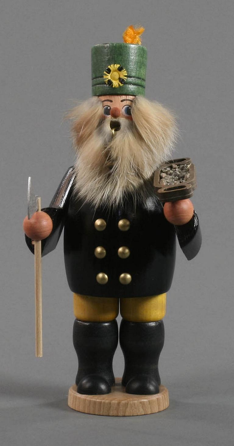 Räuchermann Bergmann Erzträger mit Steigerhacke