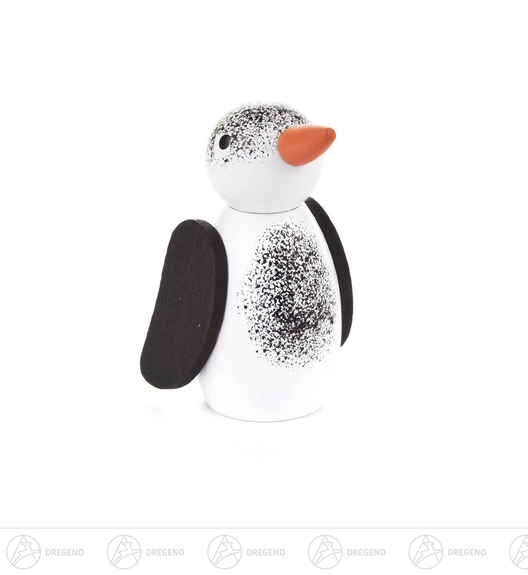Stimmungsvogel weiß/schwarz 5cm Stimmungsvogel weiß/schwarz 5cm