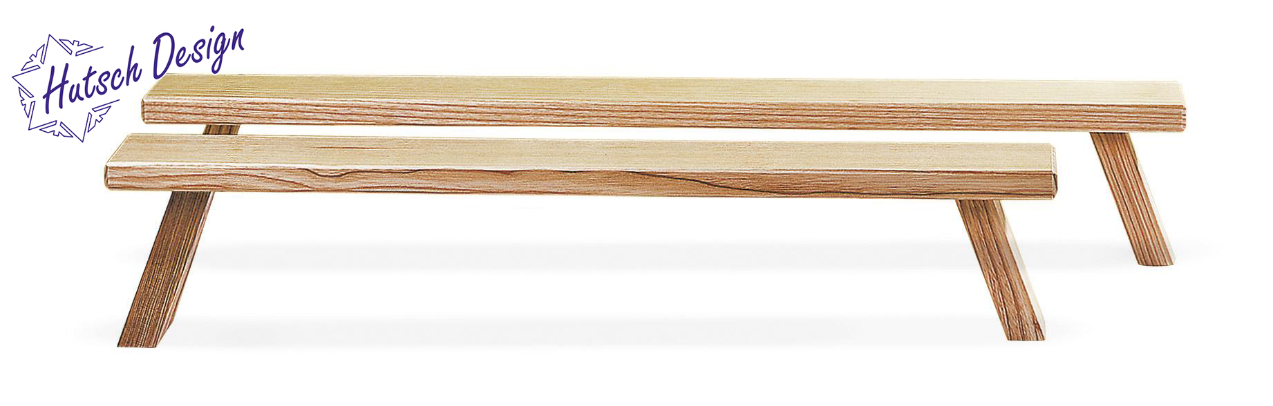 Schwibbogenbank Esche natur