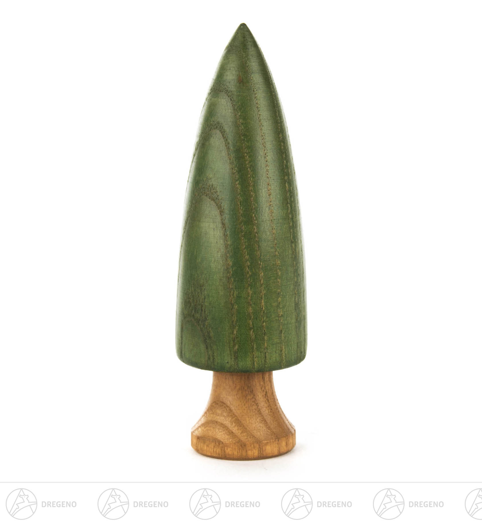 Baum grün mit Stamm, 12,5cm