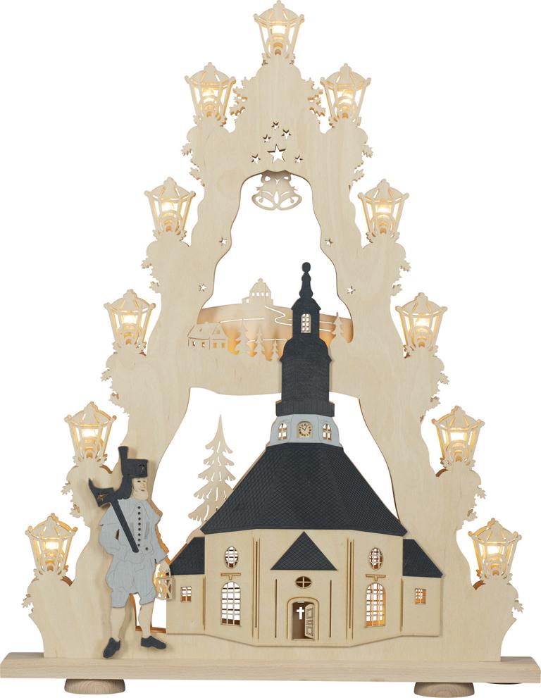 LED Lichterspitze 15 flg. Seiffner Kirche 52,0 x 67,0 x 6,0 cm LED Lichterspitze 15 flg. Seiffner Kirche 52,0 x 67,0 x 6,0 cm