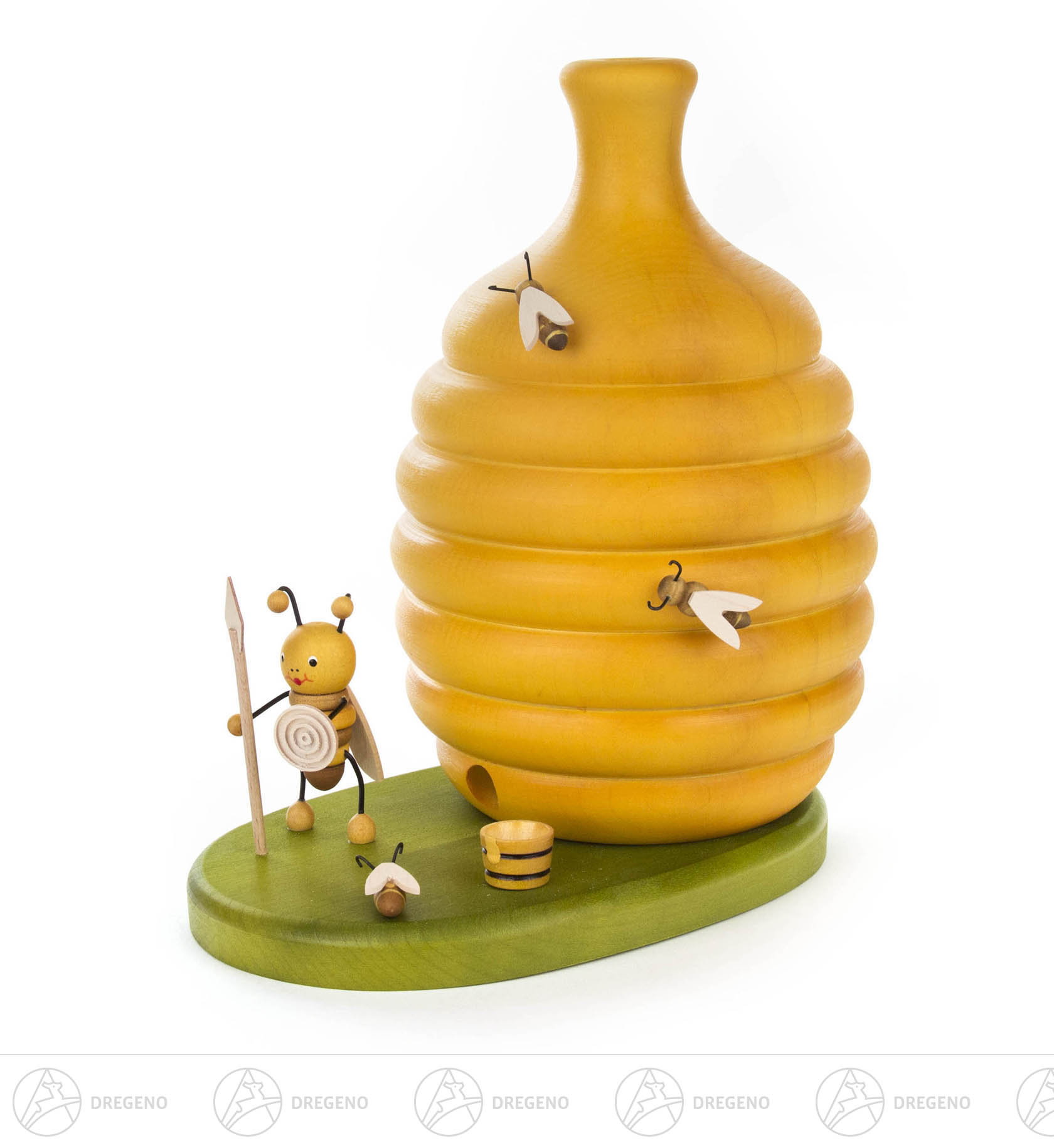 Bienenstock groß mit Räucherfunktion -dregeno exklusiv-15cm