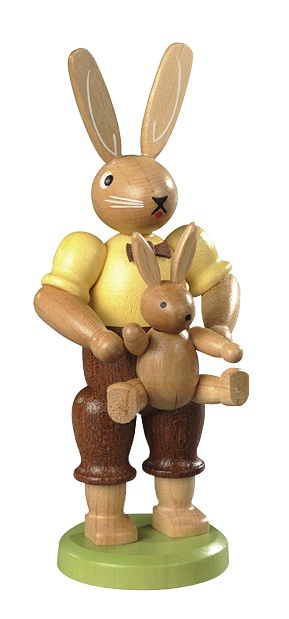 Hasenvater mit Kind Hasenvater mit Kind