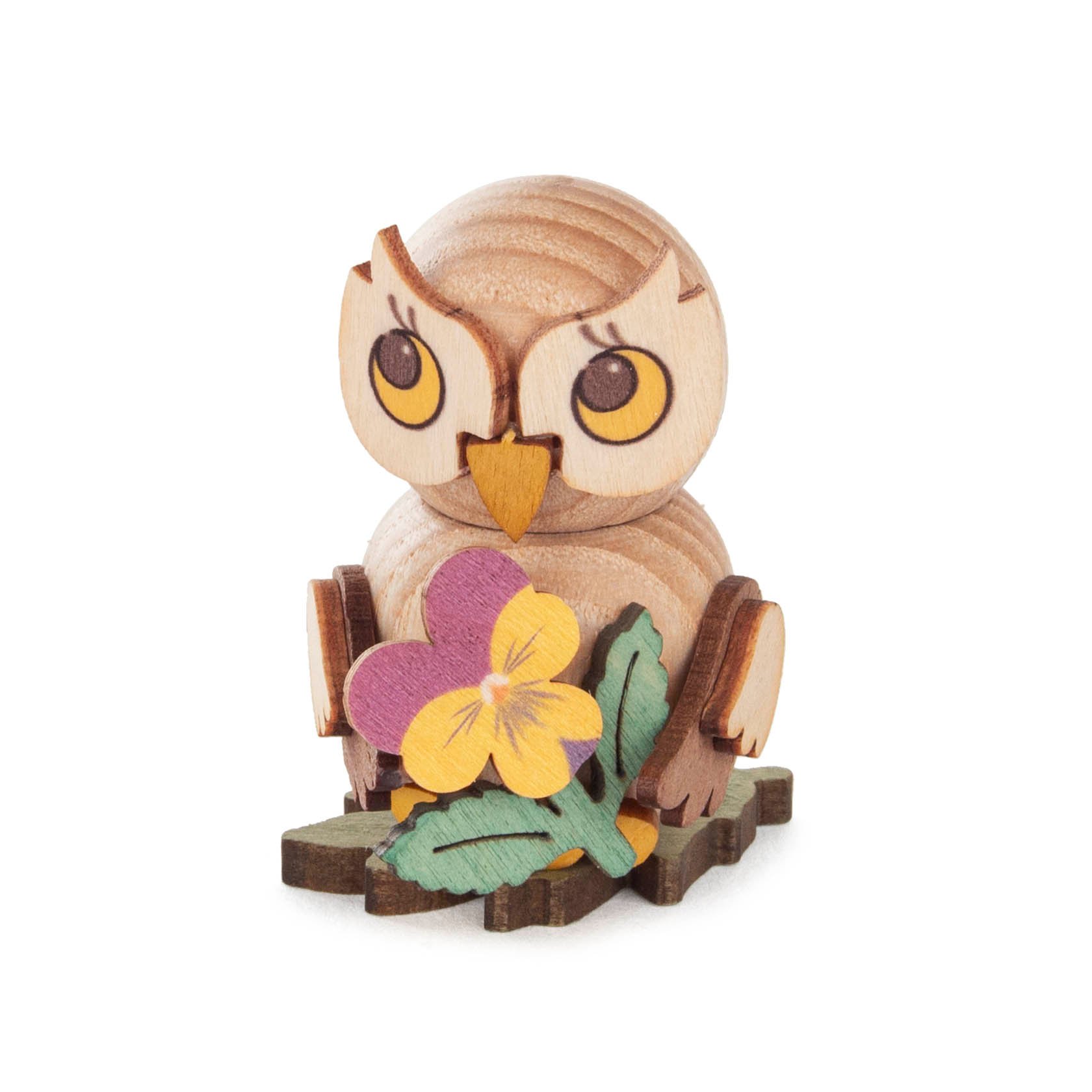 Eulenkind mit Blume Eulenkind mit Blume